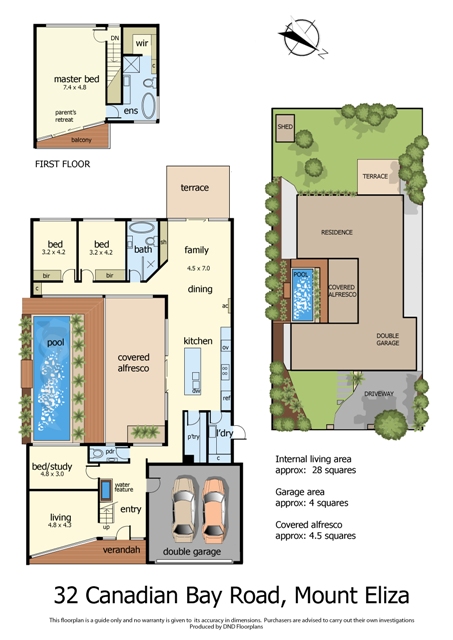 Floor Plan for Internet 32 Canadian Bay Road, Mount Eliza