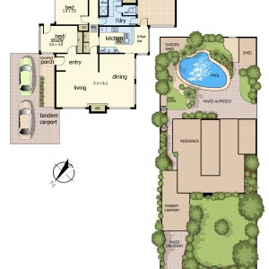 Floor Plan 10 Camborne ave  mt eliza