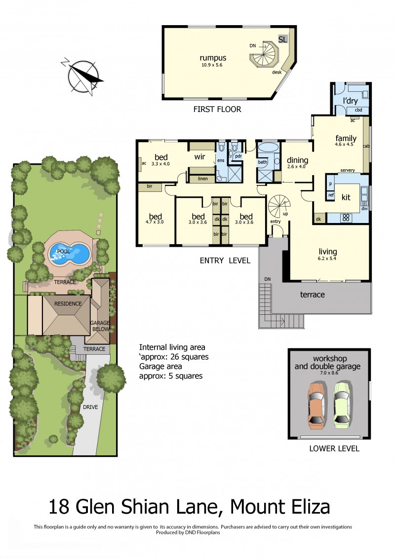 Floor Plan 18 Glen Shian Lane mt eliza