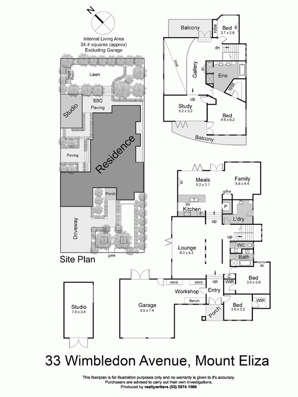 Floor Plan 33 Wimbledon Avenue, Mount Eliza