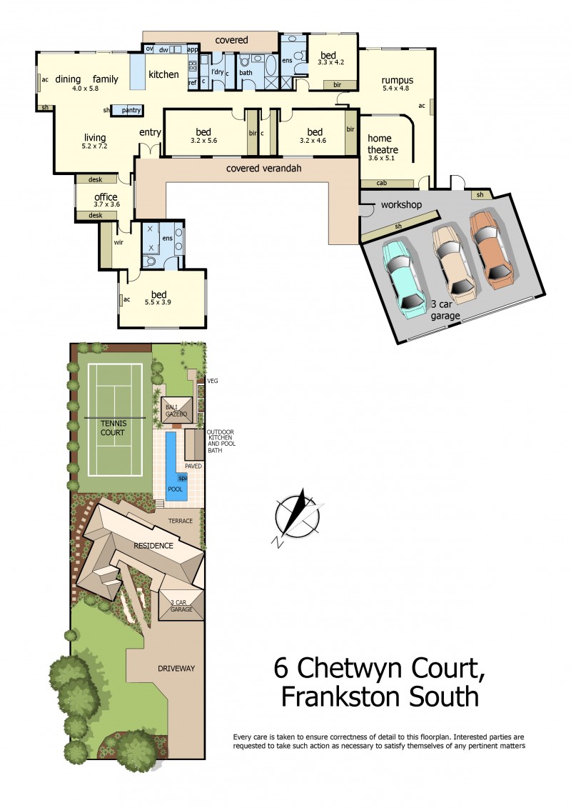 Floor Plan - 6 Chetwyn Court, Frankston South