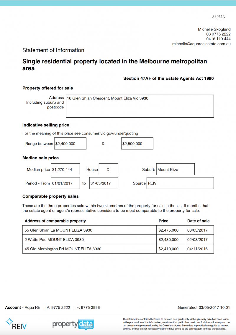 Statement of information pg2