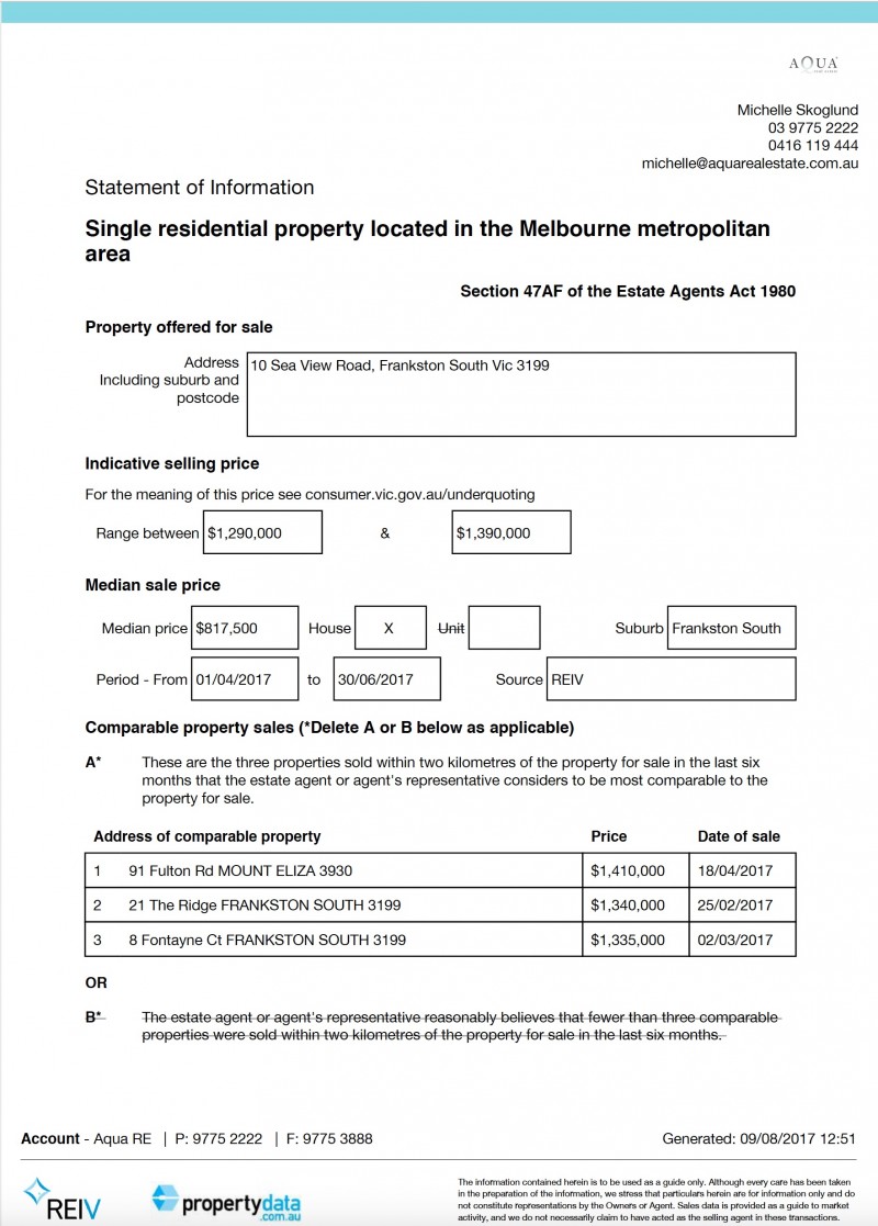 SOI 10 Seaview Road, Frankston South