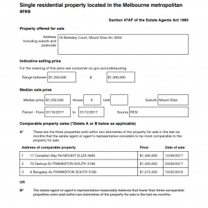 property statement