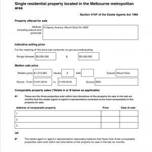 property statement