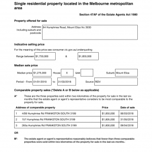 property statement