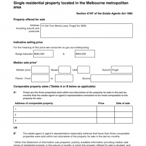 property statement