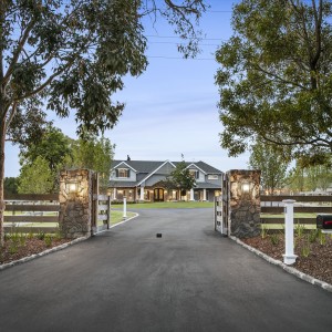 front gates to property