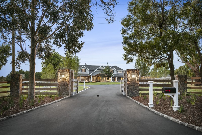 front gates to property