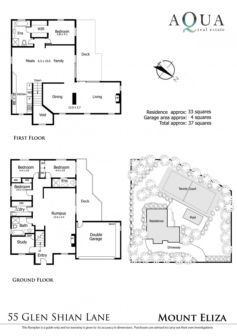 55 Glen Shian Lane Mt Eliza floorplan