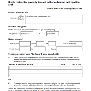 property statement