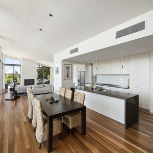 kitchen and dining table