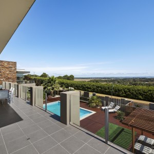 balcony and pool