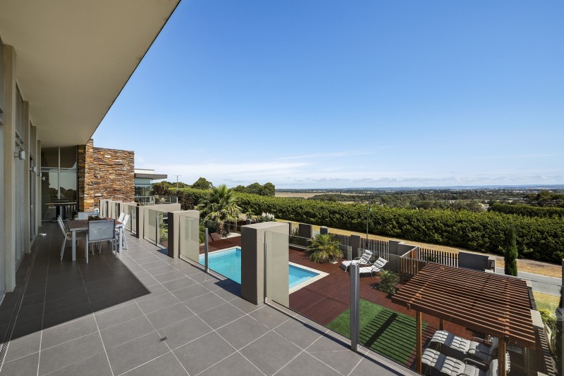 balcony and pool