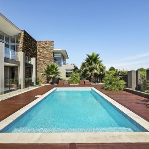 pool and decking