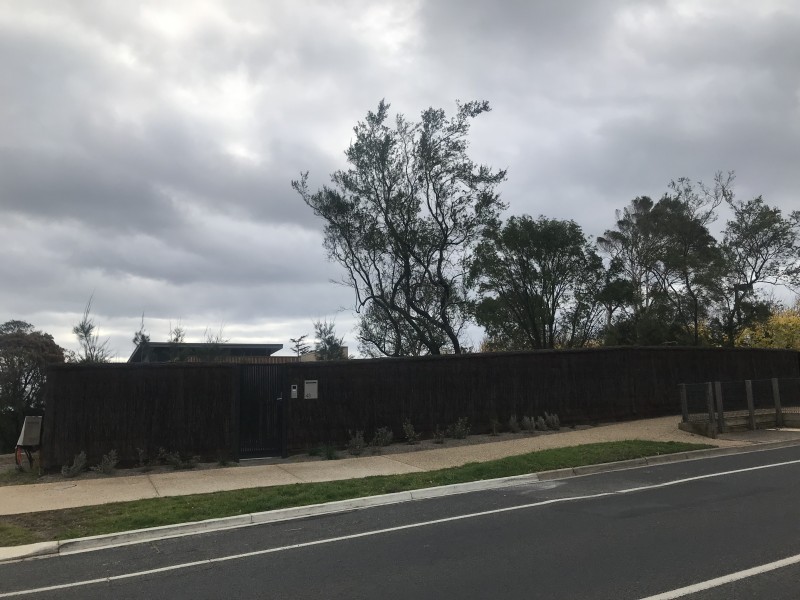 natural fibre fence