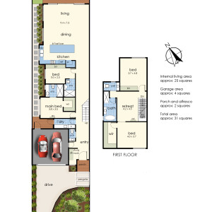 8Awarana way mt eliza, floorpan