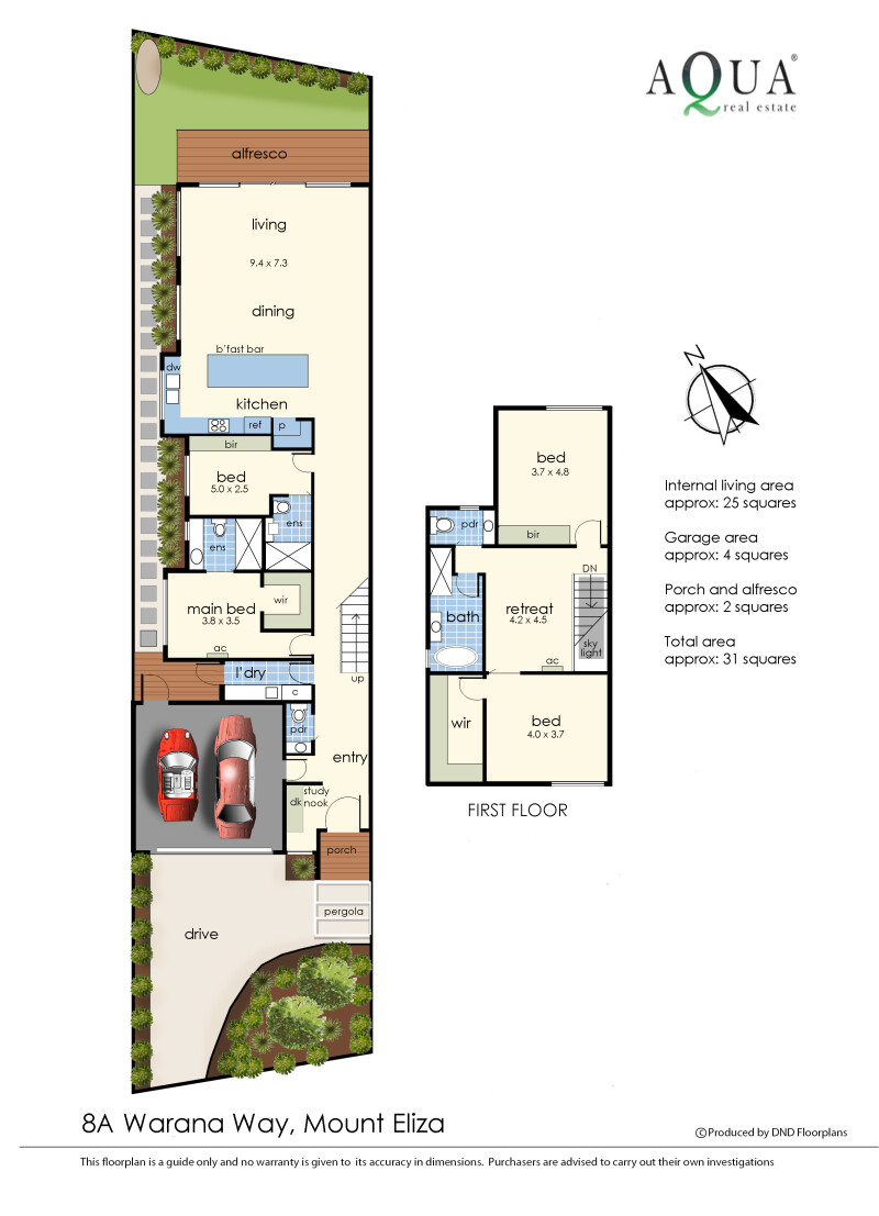 8Awarana way mt eliza, floorpan